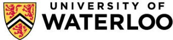 Logo: University of Waterloo.