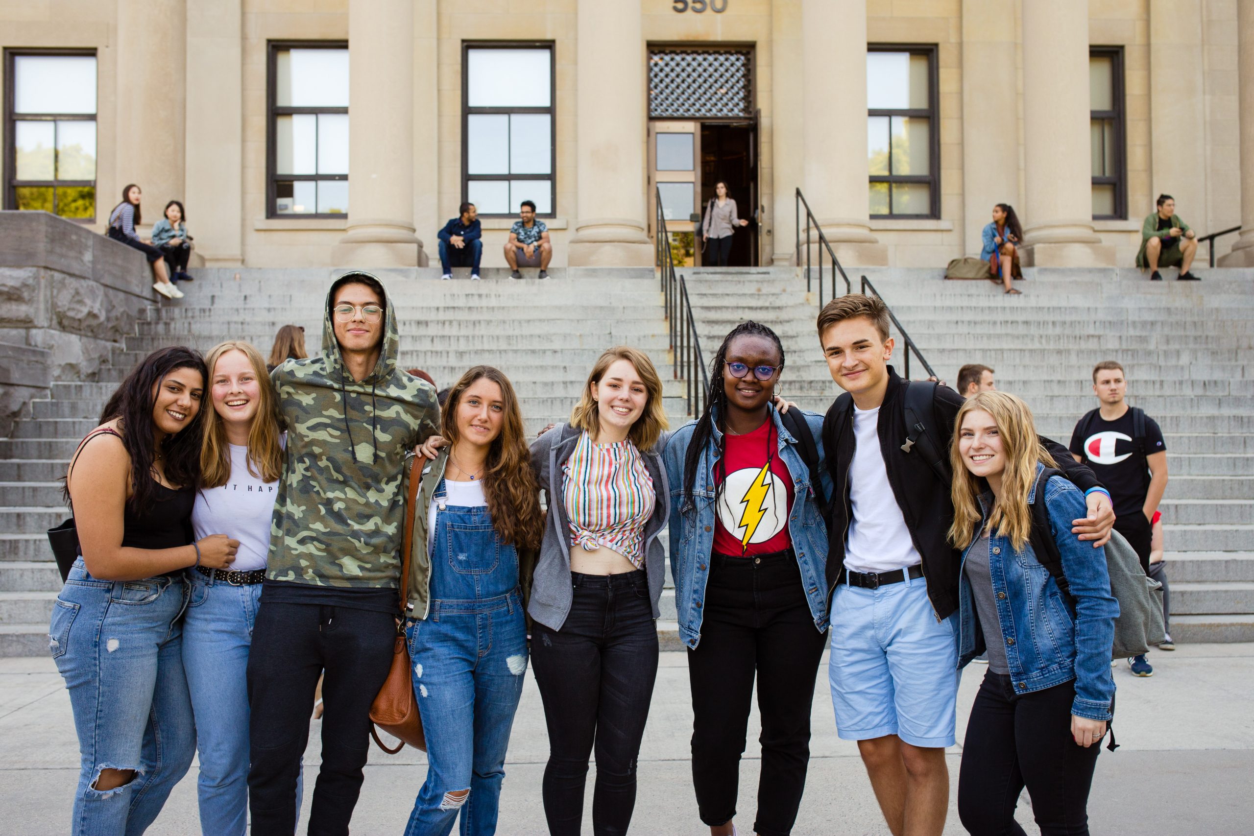 8 University of Ottawa students
