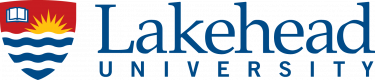 Logo: Lakehead University.