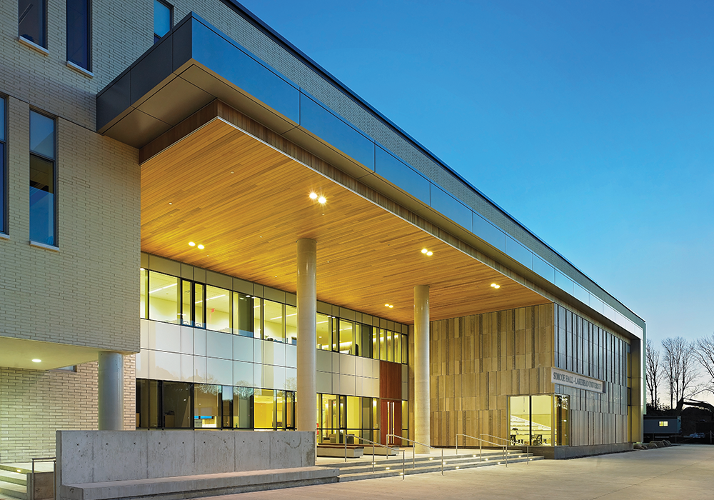 Lakehead University's Simcoe Hall at the Orillia Campus