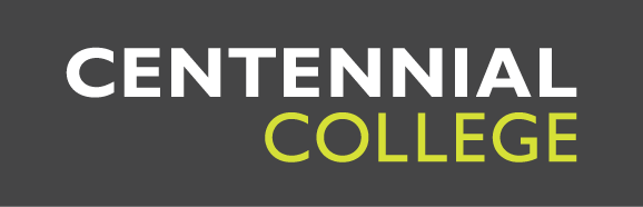 Logo: Centennial College.