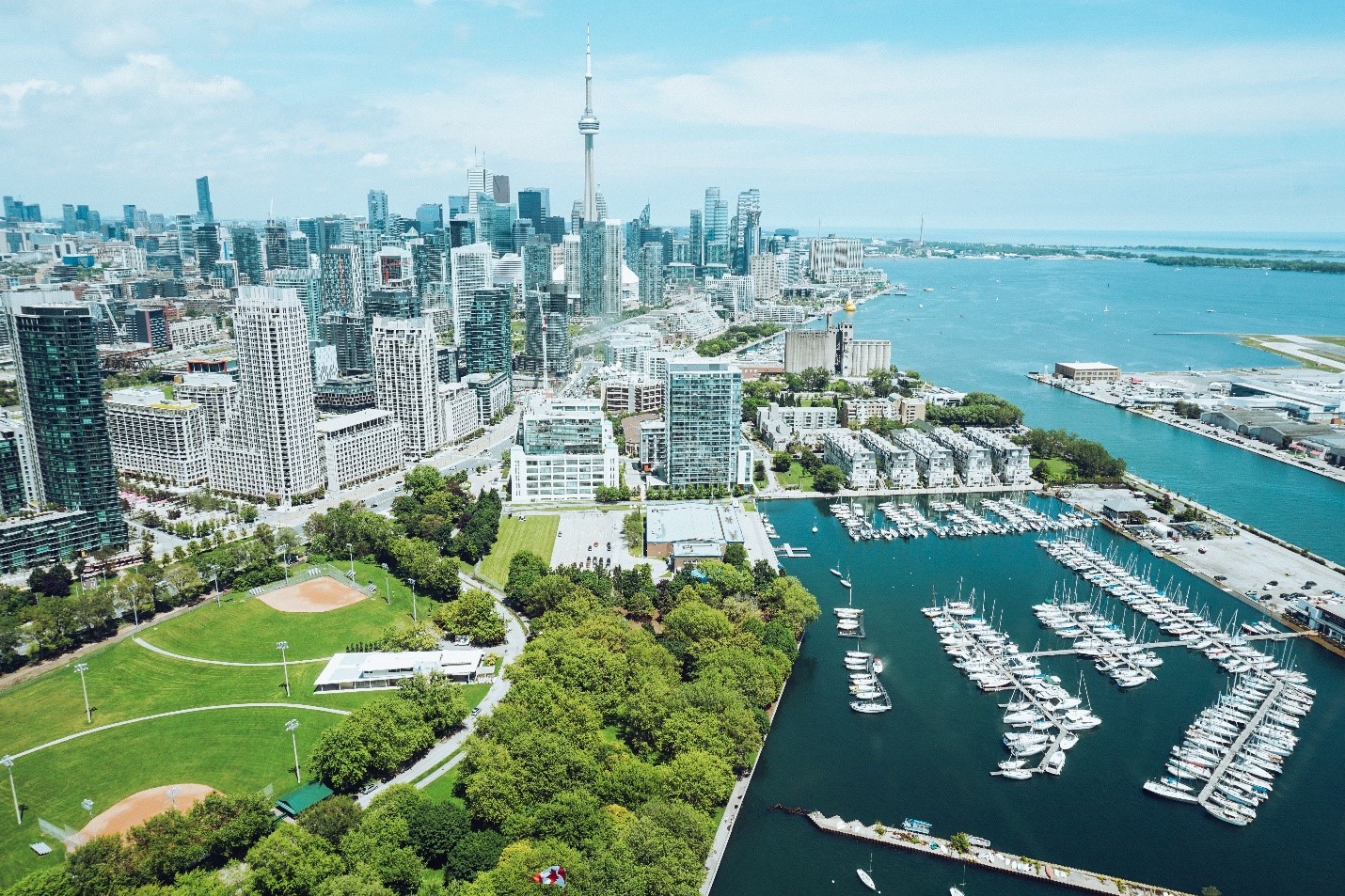 The Toronto waterfront.
