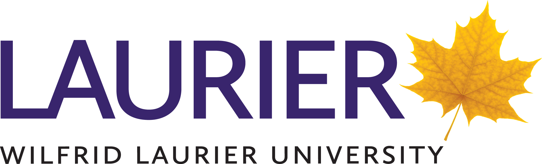 Logo: Wilfrid Laurier University.